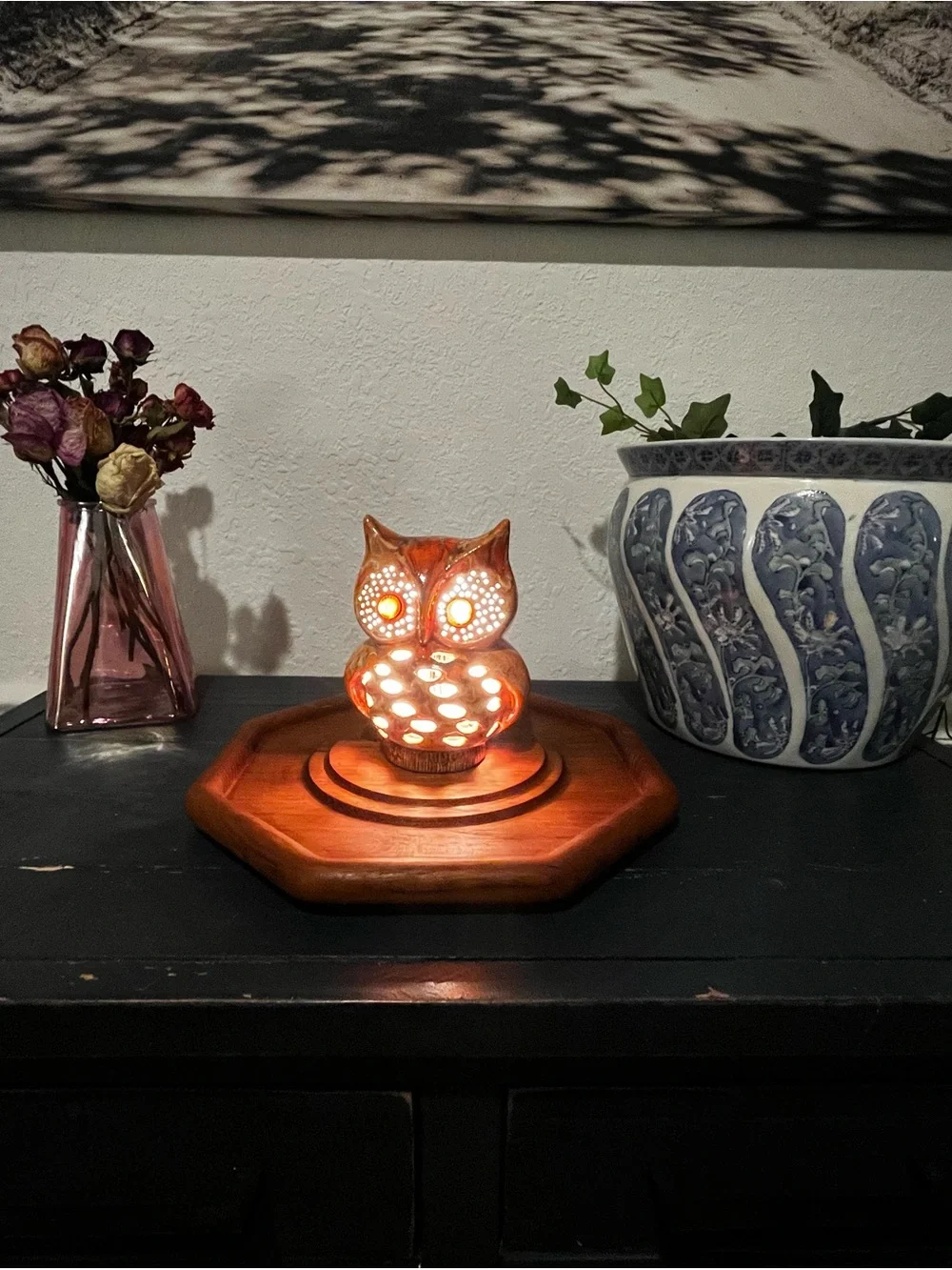 Vintage charming owl